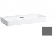 Раковина для ванної Laufen Val 95х42 см без отворів шліфована кераміка графіт матовий H8162877581091