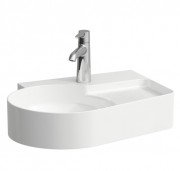 Раковина для ванной Laufen Val 53х40 см с 1 отверстием без перелива шлифованная керамика белый матовый H8162887571561