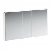 Зеркальный шкаф Laufen Frame 25 130х15х75 см с сенсорным выключателем глянцевый белый H4087549001451