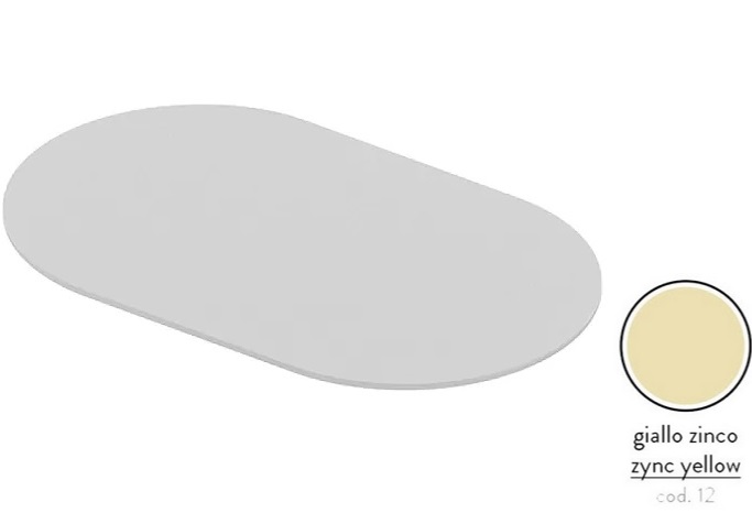 Полиця для консолі ArtCeram Fuori Scala кераміка жовтий TFC002 12;00