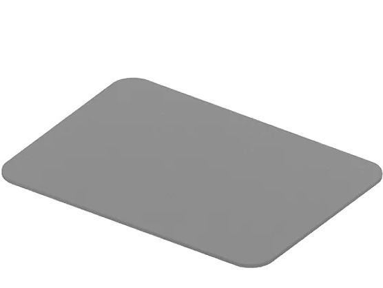 Полка для консоли ArtCeram Fuori Scala керамика серый TFC003 15;00