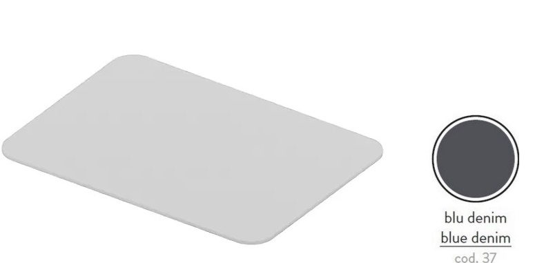 Полиця для консолі ArtCeram Fuori Scala кераміка сіро-синій (denim) TFC003 37;00