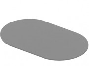 Полка для консоли ArtCeram Fuori Scala керамика серый (grey olive) TFC002 15;00