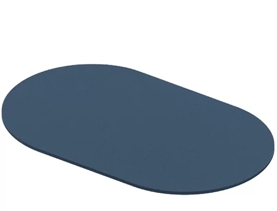 Полка для консоли ArtCeram Fuori Scala керамика темно-синий TFC002 36;00