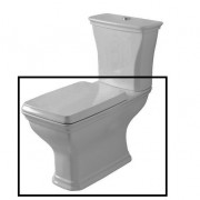 Чаша унітазу-компакту Artceram Civitas 36х73 см кераміка сірий CIV004 34;00