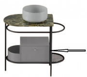 Ящик для консоли Artceram Flair 3.0 выдвижной МДФ platinum ACM037 52