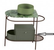 Ящик для консоли Artceram Flair 3.0 выдвижной МДФ mushio ACM037 58