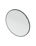 Зеркало в ванную комнату Artceram Look Ø80 см с LED-подстветкой черный матовый ACS016 17