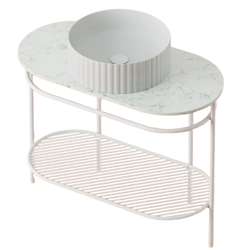 Консоль под раковину Artceram Flair 4.0 металл белый матовый ACA068 05