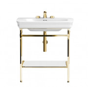 Консоль під раковину ArtCeram Civitas на 68 см із полицею золото CIA003 73