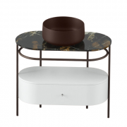 Консоль под раковину Artceram Flair 4.0 металл мокко матовый ACA068 56