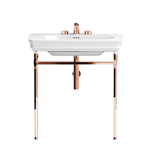 Консоль під раковину ArtCeram Civitas на 90 см рожеве золото CIA004 77