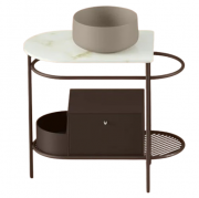 Консоль під раковину Artceram Flair 3.0 метал мокко матовий ACA067 56