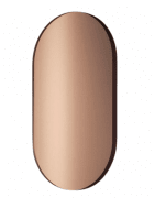 Зеркало в ванную комнату Artceram Look 50х90 см коричневый матовый ACS017 56
