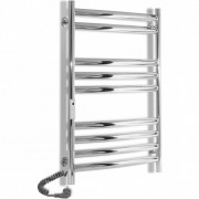 Електрична сушарка для рушників Laris Класік Преміум П9 500x800 Е підключення зліва хром 73207662