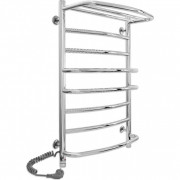 Электрический полотенцесушитель Laris Евромикс П8 500x800 Э с полкой сенсор S3 подключение слева хром 73207692