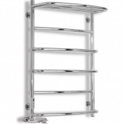 Електрична сушарка для рушників Laris Єврофлеш П6 500x800 Е з полицею підключення зліва хром 73207610