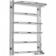 Электрический полотенцесушитель Laris Еврофлеш П6 500x800 Э с полкой подключение справа хром 73207611