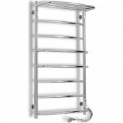 Электрический полотенцесушитель Laris Еврофлеш П8 500x1000 Э с полкой подключение справа хром 73207613