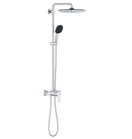 Душевая система Grohe Vitalio Comfort 250 с однорычажным смесителем хром 26985001