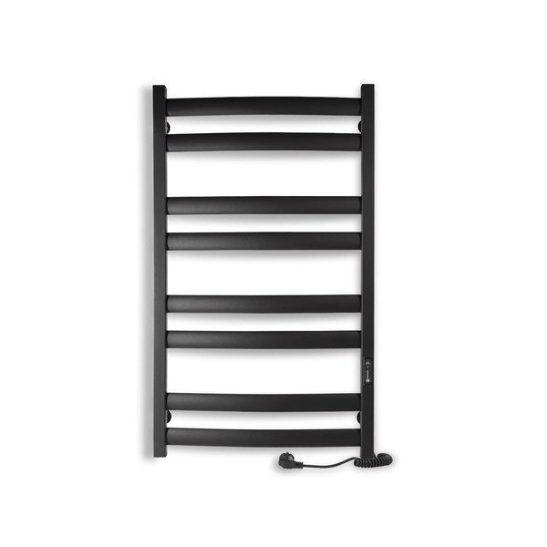 Електрична сушка для рушників Laris Зебра Атлант ЧФЧ8 500x900 Е підключення праворуч R3 чорний 73207621