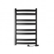 Электрический полотенцесушитель Laris Зебра Атлант ЧФЧ8 500x900 Э подключение справа R3 черный 73207621