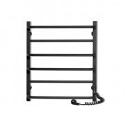 Электрический полотенцесушитель Laris Зебра Комфорт ЧКЧ6 500x600 Э подключение справа R3 черный 73207641