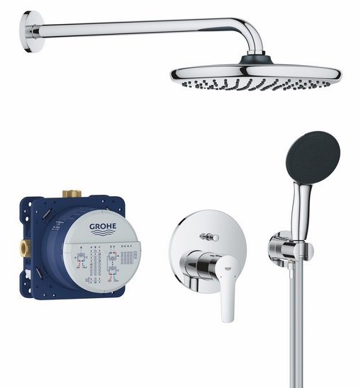 Душева система прихованого монтажу Grohe QuickFix Get з Vitalio Start 250 хром 25292000
