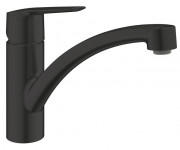 Змішувач для кухні Grohe QuickFix Start одноважільний чорний матовий 324412432