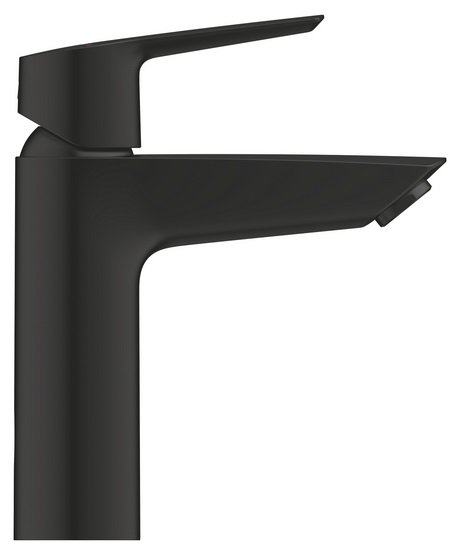 Смеситель для раковины Grohe QuickFix Start однорычажный с донным клапаном черный матовый 237462432