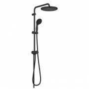 Душова стійка Grohe QuickFix Vitalio Start System 250 з верхнім та ручним душем чорний матовий 266802430