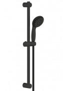 Ручний душ на штанзі Grohe QuickFix Vitalio Start 100 2-режимний чорний матовий 279482430