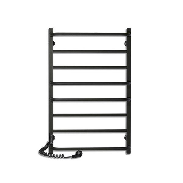 Электрический полотенцесушитель Laris Зебра Комфорт ЧФЧ8 500х800 Э подключение слева R3 черный 73207642