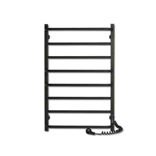 Электрический полотенцесушитель Laris Зебра Комфорт ЧФЧ8 500х800 Э подключение справа R3 черный 73207643