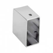 Модуль скрытого подключения полотенцесушителя Laris для профильной стойки хром 71401065