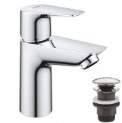 Смеситель для раковины Grohe Start Edge однорычажный с донным клапаном хром 23898001