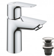 Змішувач для раковини Grohe Start Edge одноважільний із донним клапаном хром 24199001