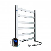 Электрический полотенцесушитель NAVIN Авангард 480х600 Sensor подключение справа хром 10-028053-4860