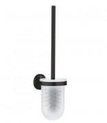 Ершик для унитаза Grohe QuickFix Start стекло/металл черный матовый 411852430