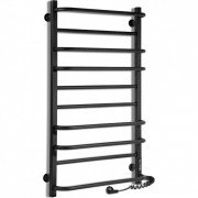 Электрический полотенцесушитель Laris Зебра Комфорт ЧКЧ10 500x900 Э подключение справа R3 черный 73207639