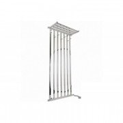 Электрическая сушка для одежды Laris Кватро с полкой П7 600x1200 Э подключение слева хром 73207526