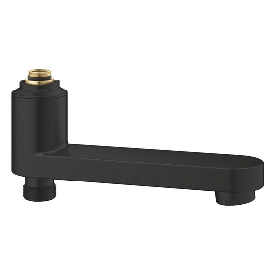 Вилив для змішувача у ванній Grohe поворотний із вбудованим перемикачем чорний матовий 134502430