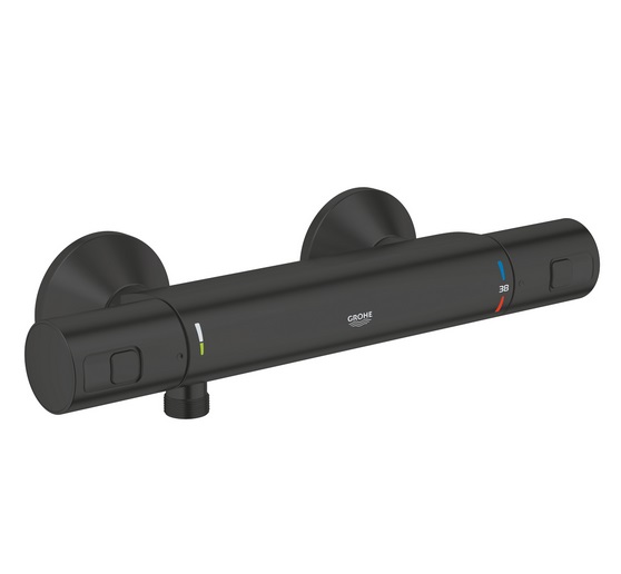 Термостат для душа Grohe QuickFix Precision Start черный матовый 345942430