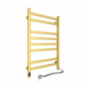 Электрический полотенцесушитель NAVIN Авангард 480х800 Sensor подключение справа золото 10-428053-4880