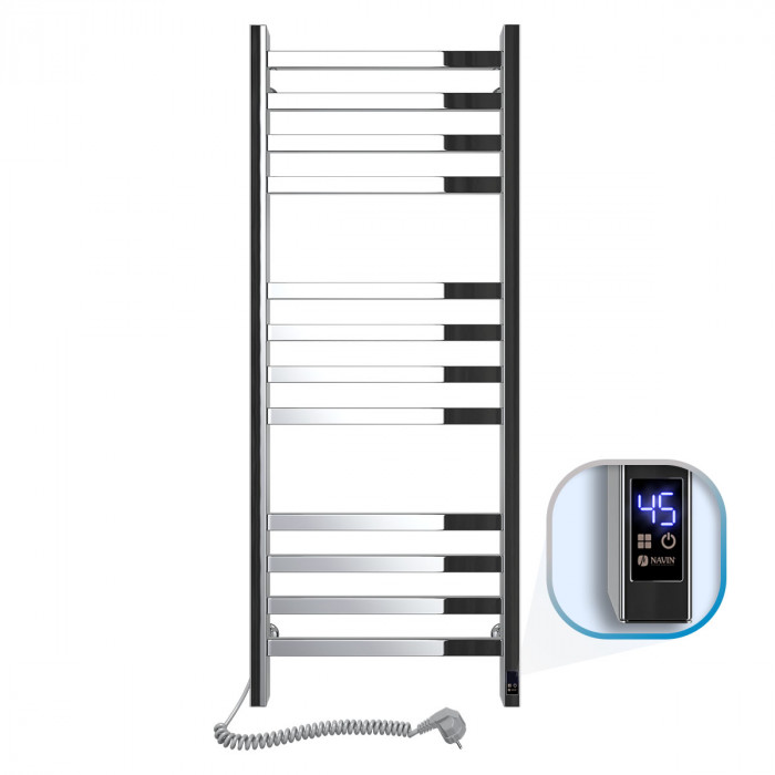 Электрический полотенцесушитель NAVIN Авангард 480х1200 Sensor подключение слева хром 10-028153-4812