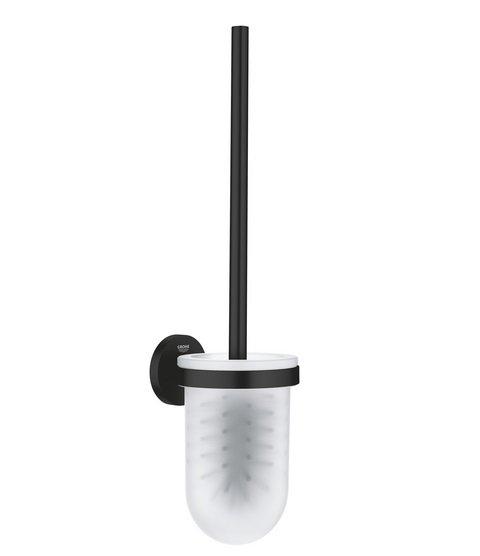 Єршик для унітазу Grohe QuickFix Start скло/метал чорний матовий 411852430