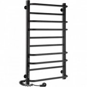 Электрический полотенцесушитель Laris Зебра Комфорт ЧКЧ10 500x900 Э подключение слева R3 черный 73207638