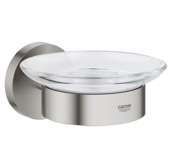 Мильниця для ванної Grohe QuickFix Start з тримачем суперсталь 41193DC0