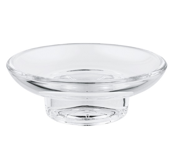 Запасна мильниця Grohe QuickFix Start без тримача прозоре скло 41182000