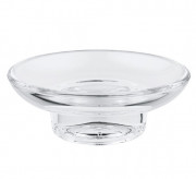 Запасна мильниця Grohe QuickFix Start без тримача прозоре скло 41182000